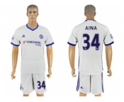 Chelsea #34 Aina White Soccer Club Jersey