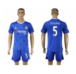 Chelsea #5 Zouma Home Soccer Club Jersey
