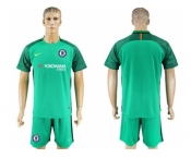 Chelsea Blank Green Goalkeeper Soccer Club Jerseys