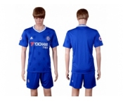 Chelsea Blank Home Soccer Club Jerseys.