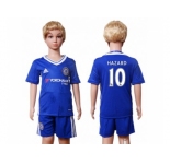 Chelsea #10 Hazard Blue Home Kid Soccer Club Jersey