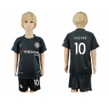 Chelsea #10 Hazard Sec Away Kid Soccer Club Jersey