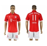 Bayern Munchen #11 Costa Home Soccer Club Jersey
