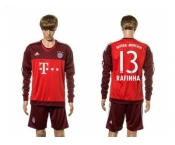 Bayern Munchen #13 Rafinha Away Soccer Club Jerseys.