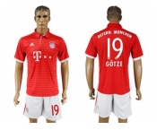Bayern Munchen #19 Gotze Home Soccer Club Jersey