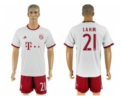 Bayern Munchen #21 Lahm Sec Away Soccer Club Jersey