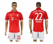 Bayern Munchen #22 Starke Home Soccer Club Jersey.