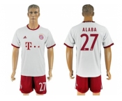 Bayern Munchen #27 Alaba Sec Away Soccer Club Jersey