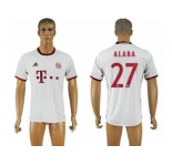 Bayern Munchen #27 Alaba White Soccer Club Jersey