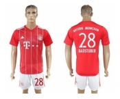 Bayern Munchen #28 Badstuber Home Soccer Club Jerseyss