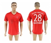 Bayern Munchen #28 Badstuber Marine Environmental Protection Home Soccer Club Jersey