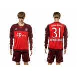Bayern Munchen #31 Schweinsteiger Goalkeeper Long Sleeves Soccer Club Jersey