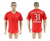 Bayern Munchen #31 Schweinsteiger Marine Environmental Protection Home Soccer Club Jersey