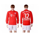 Bayern Munchen #32 Kimmich Home Long Sleeves Soccer Club Jersey