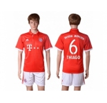 Bayern Munchen #6 Thiago Home Soccer Club Jersey
