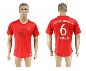 Bayern Munchen #6 Thiago Marine Environmental Protection Home Soccer Club Jersey