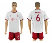 Bayern Munchen #6 Thiago Sec Away Soccer Club Jersey