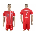 Bayern Munchen #7 Ribery Home Soccer Club