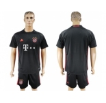 Bayern Munchen Blank Black Goalkeeper Soccer Club Jersey