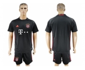 Bayern Munchen Blank Black Goalkeeper Soccer Club Jersey