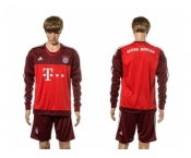 Bayern Munchen Blank Goalkeeper Long Sleeves Soccer Club Jersey
