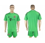 Bayern Munchen Blank Green Goalkeeper Soccer Club Jersey