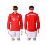 Bayern Munchen Blank Home Long Sleeves Soccer Club Jersey