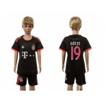Bayern Munchen #19 Gotze SEC Away Kid Soccer Club Jersey