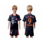 Bayern Munchen #9 Lewandowski Away Kid Soccer Club Jersey