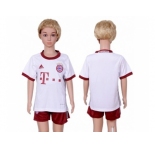Bayern Munchen Blank SEC Away Kid Soccer Club Jersey