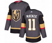 Adidas Vegas Golden Knights #11 Curtis McKenzie Premier Gray Home NHL Jersey