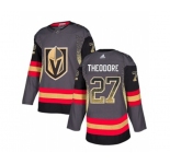 Adidas Vegas Golden Knights #27 Shea Theodore Authentic Black Drift Fashion NHL Jersey