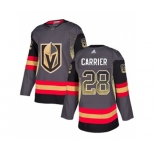 Adidas Vegas Golden Knights #28 William Carrier Authentic Black Drift Fashion NHL Jersey