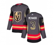 Adidas Vegas Golden Knights #3 Brayden McNabb Authentic Black Drift Fashion NHL Jersey