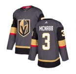 Adidas Vegas Golden Knights #3 Brayden McNabb Premier Gray Home NHL Jersey