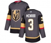 Adidas Vegas Golden Knights #3 Brayden McNabb Premier Gray Home NHL Jersey