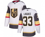 Adidas Vegas Golden Knights #33 Maxime Lagace Authentic White Away NHL Jersey