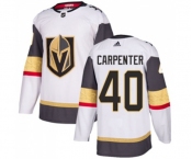 Adidas Vegas Golden Knights #40 Ryan Carpenter Authentic White Away NHL Jersey