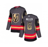 Adidas Vegas Golden Knights #6 Colin Miller Authentic Black Drift Fashion NHL Jersey