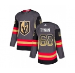 Adidas Vegas Golden Knights #68 T.J. Tynan Authentic Black Drift Fashion NHL Jersey
