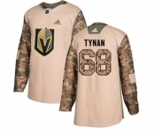 Adidas Vegas Golden Knights #68 T.J. Tynan Authentic Camo Veterans Day Practice NHL Jersey