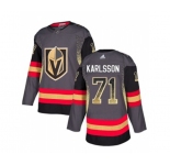 Adidas Vegas Golden Knights #71 William Karlsson Authentic Black Drift Fashion NHL Jersey
