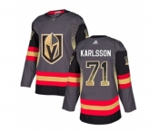 Adidas Vegas Golden Knights #71 William Karlsson Authentic Black Drift Fashion NHL Jersey