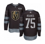 Adidas Vegas Golden Knights #75 Ryan Reaves Authentic Black 1917-2017 100th Anniversary NHL Jersey