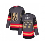 Adidas Vegas Golden Knights #77 Brad Hunt Authentic Black Drift Fashion NHL Jersey