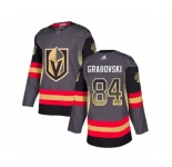 Adidas Vegas Golden Knights #84 Mikhail Grabovski Authentic Black Drift Fashion NHL Jersey