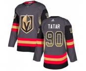 Adidas Vegas Golden Knights #90 Tomas Tatar Authentic Black Drift Fashion NHL Jersey