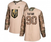 Adidas Vegas Golden Knights #90 Tomas Tatar Authentic Camo Veterans Day Practice NHL Jersey