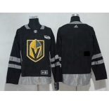 Adidas Vegas Golden Knights black blank Adidas Vegas Golden Knights black blank 1917-2017 100th Anniversary Nhl Jersry