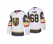 Men Adidas Vegas Golden Knights #68 T.J. Tynan Authentic White Home NHL Jersey